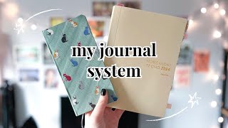 my 2024 journal system  hobonichi cousin + hobonichi weeks