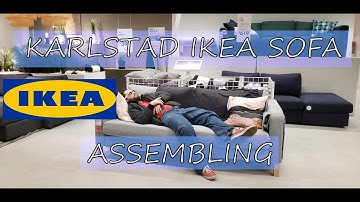 #ikea #taskrabbit How to Assemble Karlstad Sofa Ikea/ How to make money with Ikea
