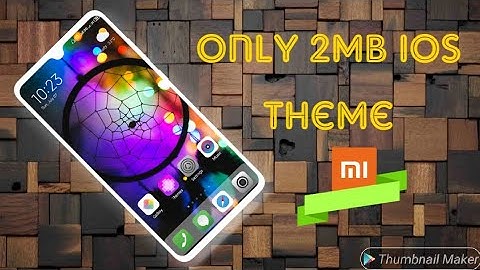 Only 2MB Best IOS Theme For Xiaomi Miui v10 || Top & Best Ios Theme For miui Device 2019 New Theme