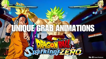 All Unique Grabs - DRAGON BALL: Sparking! ZERO