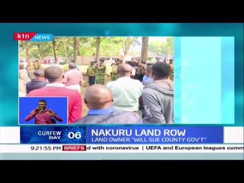 Land owner threatens to sue Nakuru County Government after converting his Land in PSV terminus