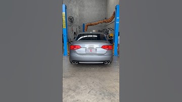 Audi A4 B8 custom catback exhaust + sound clip 🔥🔥🔥