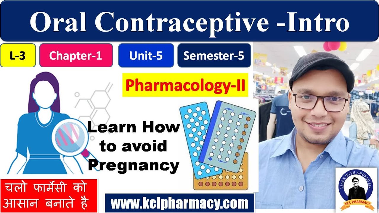 Oral Contraceptives Intro History Mechanism How to avoid Pregnancy L3 Unit5