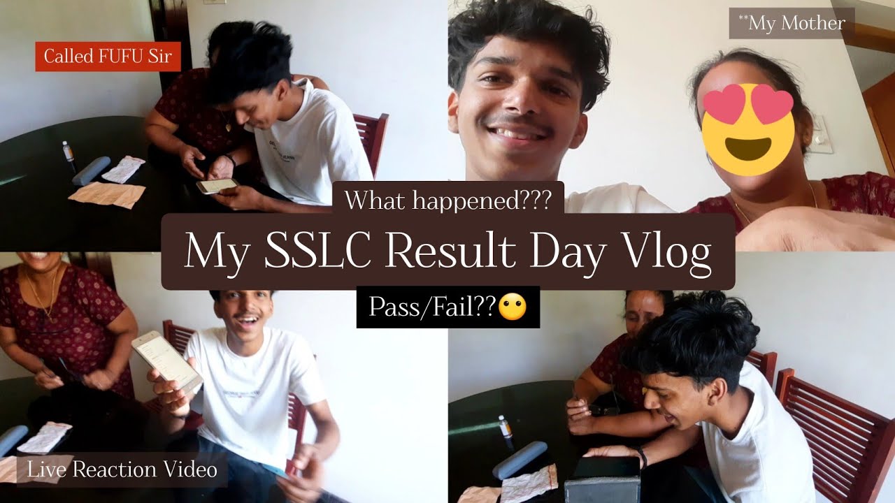 SSLC Result Day Vlog🙈Live Reaction with family👪Pass/Fail?😶Called Fufu sir🥳What happened?Abhinav AK