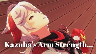 15+ || Kazuha's Arm Strength... || Genshin Impact Animation (NSFW?) Resimi