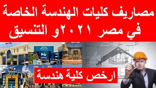 مصاريف كليات الهندسة في الجامعات الخاصة 2021 من الارخص للاغلي حقق حلمك بالسعر الى يناسبك