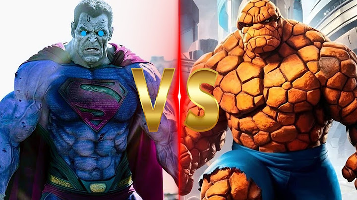 Why Bizarro vs Thing Isn't Even Close! Who do you think is wining in this