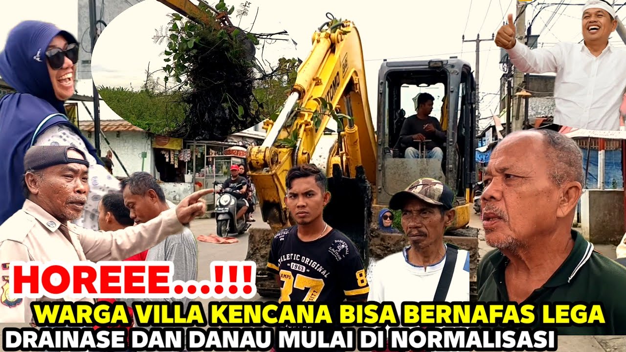 LAPOR KDM‼️KINI WARGA VKC SENANG‼️ DRAINASE DAN DANAU MULAI DI NORMALISASI PASCA BANJIR DAN DEMO