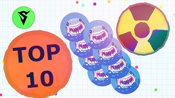 TOP 10 WAYS TO TRICKSPLIT in Agario! // Agario Tricksplit Montage