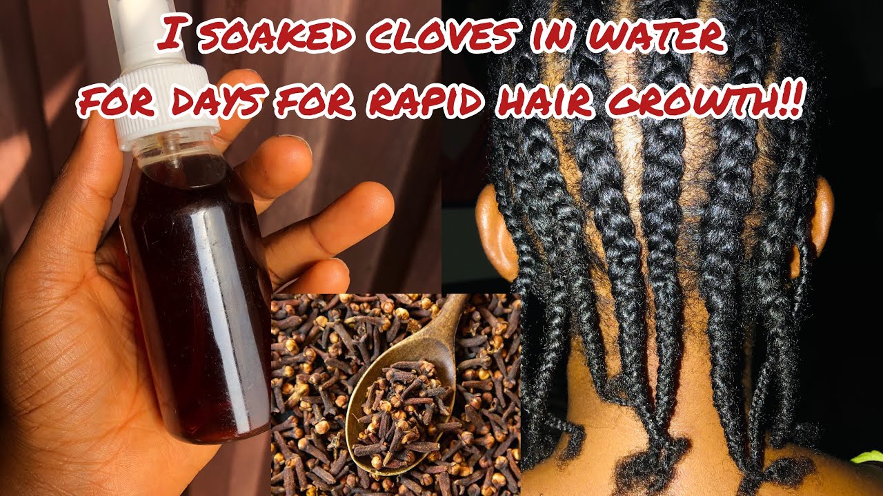 Grow your hair in two weeks😱with this DIY CLOVES SPRAY2 Weeks results cloves clovesbenefits