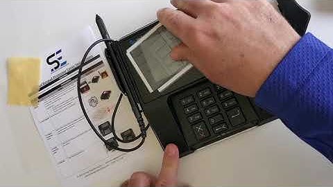 Applying a Spill Proof Keypad Cover to the Verifone MX915 or MX925. Same method works for M400, M440
