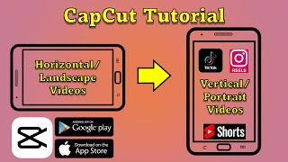 How to Convert Landscape Video to Portrait Mode | CapCut Tutorial | Android or iPhone screenshot 1