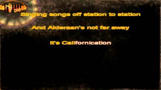 Video thumbnail of "Red Hot Chili Peppers - Californication karaoke"