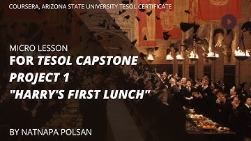 Coursera Arizona State University TESOL Certificate: Capstone Project 2 RW Lesson with technology