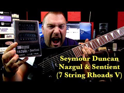 Seymour Duncan Nazgul & Sentient (7 String Rhoads V)