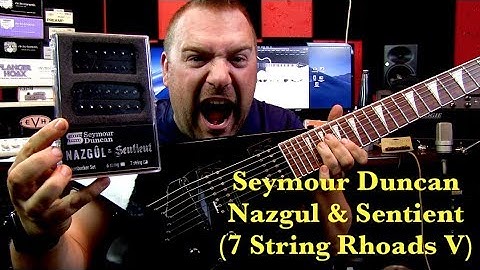 Seymour Duncan Nazgul & Sentient (7 String Rhoads V)