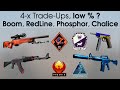 CS:GO 4-x Trade-Ups: Control, Cobblestone, Nuke, eSports2013 etc? LOW % (Eng Subt.)