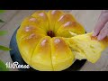 100 style bread [18]秋天来一个超级软的南瓜面包吧！发酵一次就可以Soft Pumkin Bread