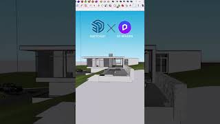 Sketchup  D5 Render Make This Beauty architecture  shorts design 3dmodeling