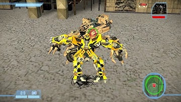 Transformers the game Modding Bumblebee vs bonecrusher