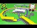 【踏切アニメ】くるくる新幹線 Railroad Crossing Train Animation