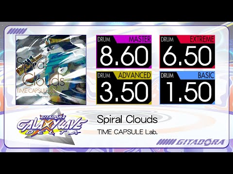 【GITADORA】 Spiral Clouds (MASTER ~ BASIC) Drum