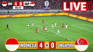 🔴LIVE INDONESIA NATIONAL TEAM VS SINGAPORE TONIGHT! FIFA ASEAN CUP 2026 SCHEDULE