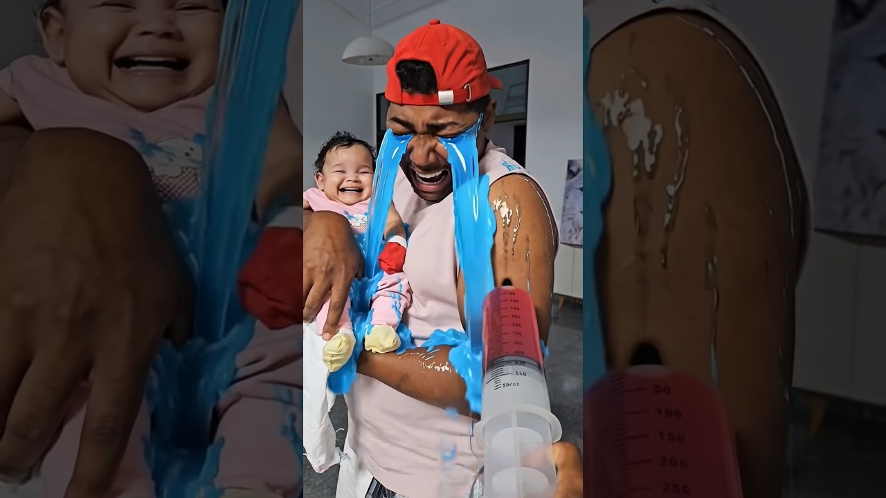 Baby cute Injection😜🫨😭🤣💉#funny #co