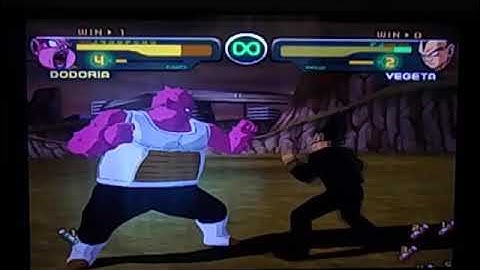 Dragon Ball Z Budokai(Gamecube)-Dodoria vs Vegeta