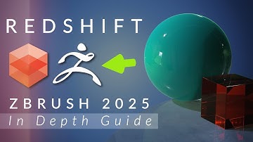 ZBrush 2025 Redshift In-Depth Guide: Scene Setup, Materials, HDRI, Shadow Catchers & More!