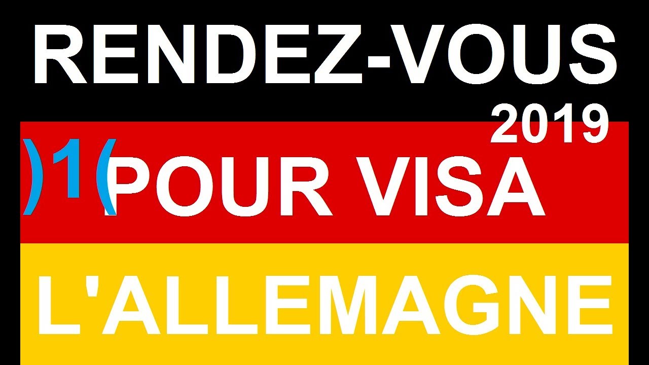 Visa allemagne rendezvous