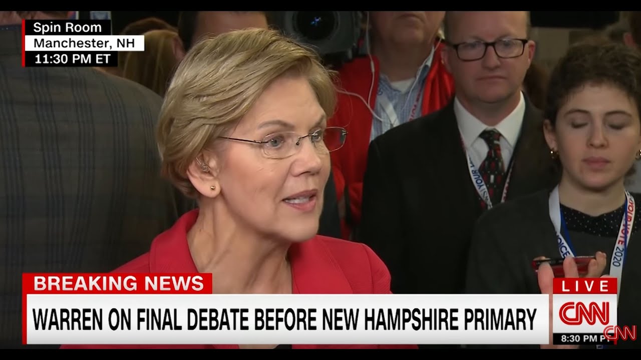 Elizabeth Warren Happily Welcomes Billionaire Donations - Thank you for watching. Please consider subscribing.