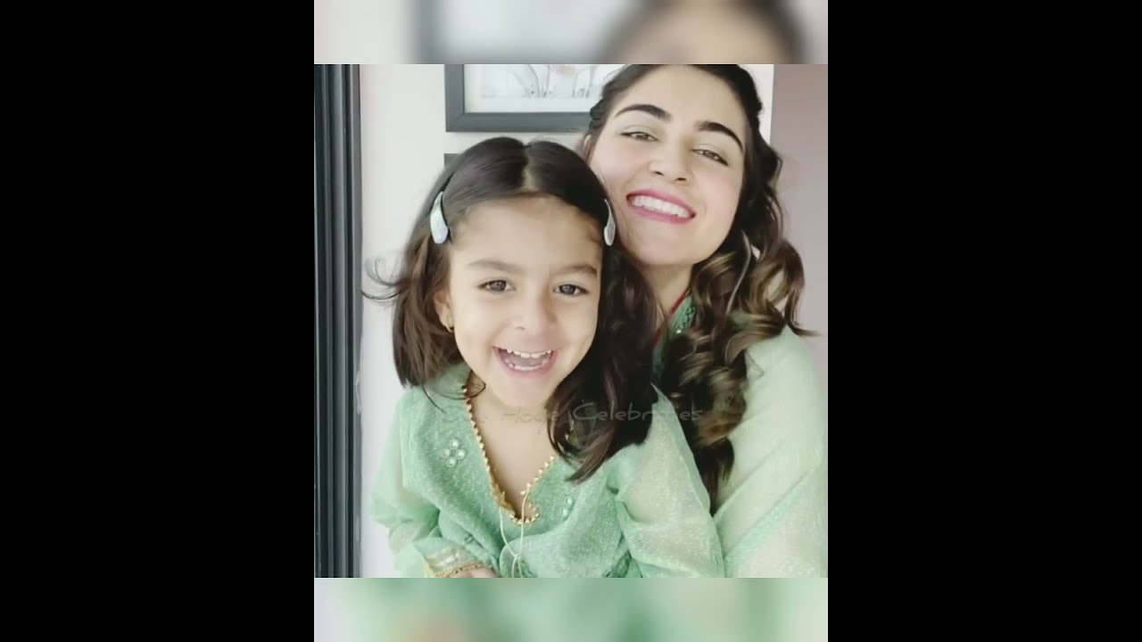 Shomaila Hassam With Her Cute Daughter Husna ||