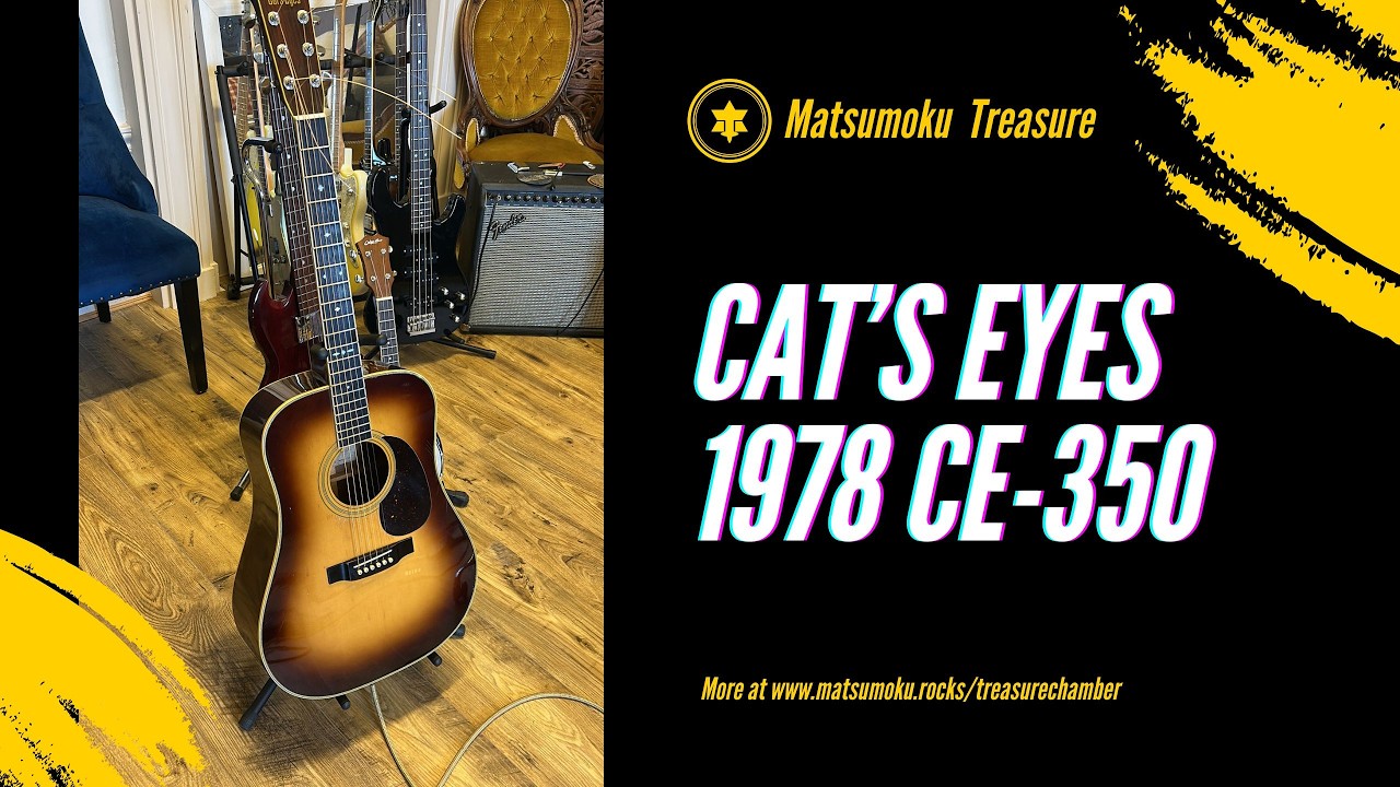 1978 TOKAI CATS EYES CE-350 QUICK DEMO