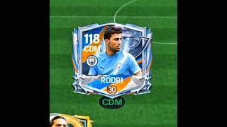 new 113 rated rodri review 🎮 #fcmobile #fc26
