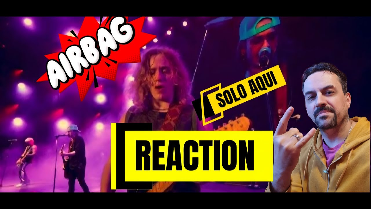 AIRBAG - Solo Aquí - Vivo en Velez (Live at Velez Stadium) REACCION