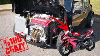 Crazy motorcycle Engines Swap -   When Mechanics lose their Mind Part. 2 😱😂