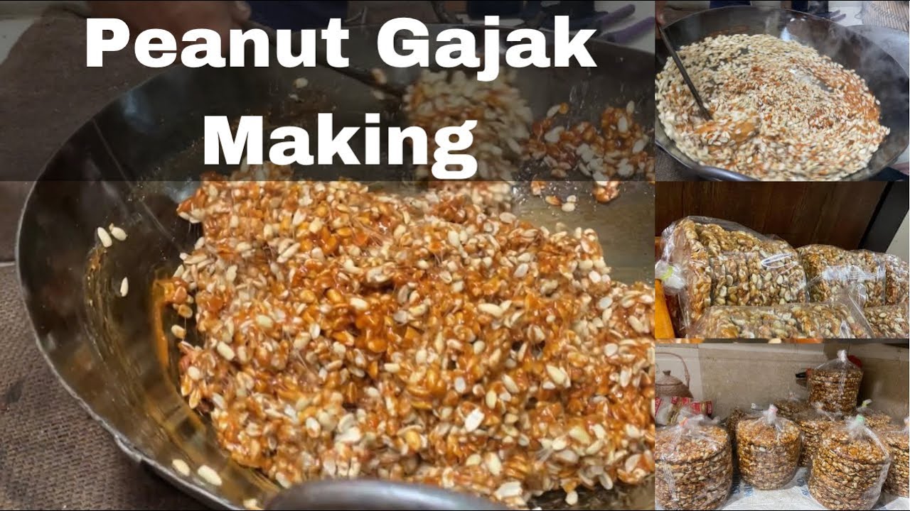 Peanut gajak making YouTube
