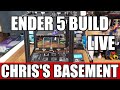 Starts 4:34 - Creality Ender 5 - 3D Printer - Build & First Print - Chris's Basement