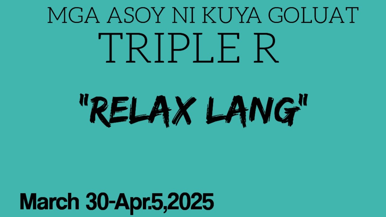 Mga ASOY NI KUYA GOLIAT 