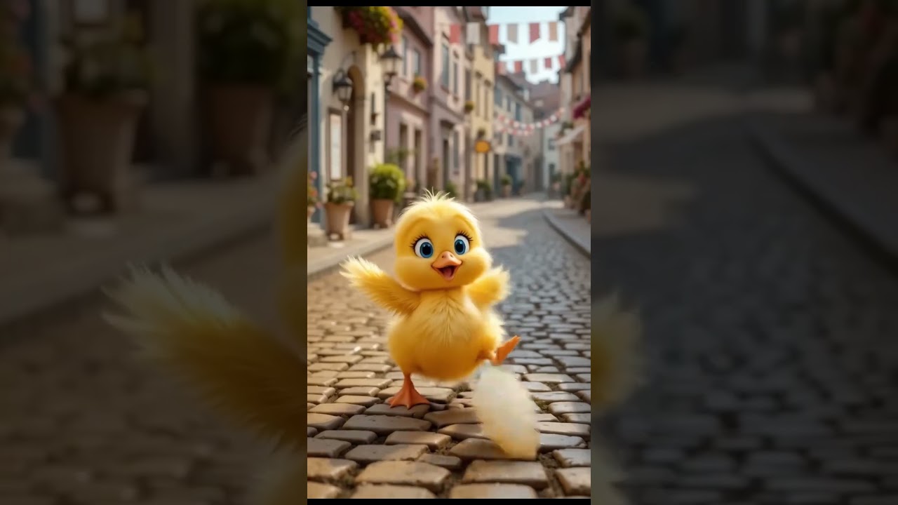 cute duck wants milk   