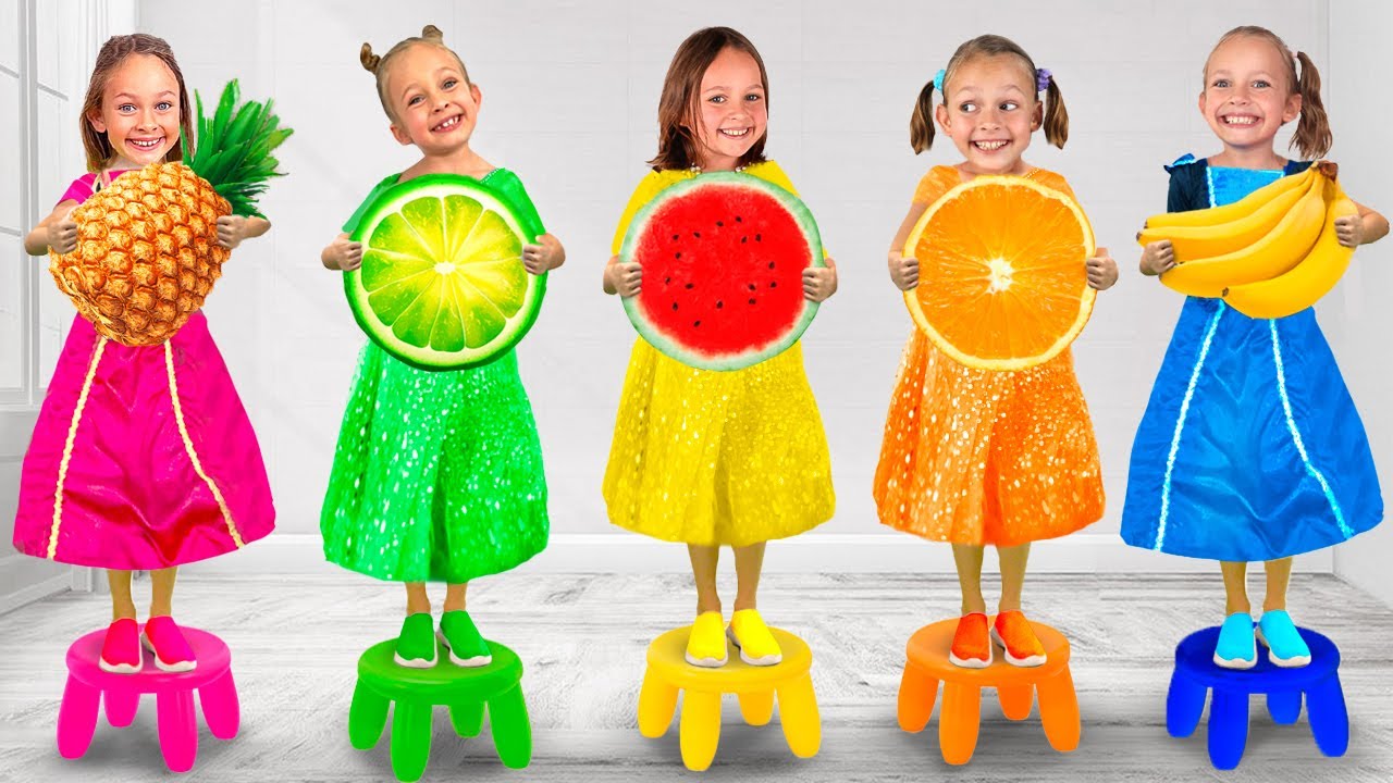 Eat Healthy, Dance Along Yummy Fruits & Vegetables Song with Maya and