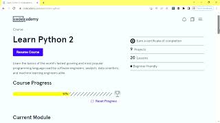 Learn Python 2  - Loops - Your own while/else