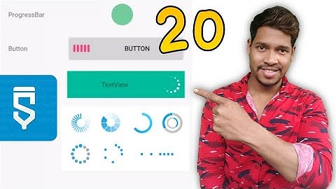 New stylish 20 loading bar In sketchware hindi videos/Aauraparti