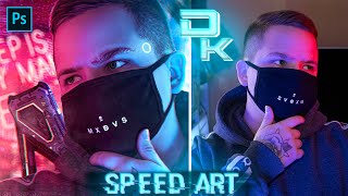 Dorrian Karnett in Cyberpunk | Photoshop | Speed Art
