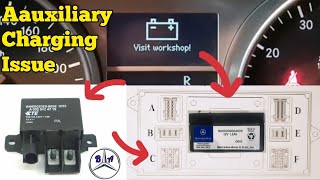Charging System Diagnosis for Auxiliary Battery , Mercedes (W164)