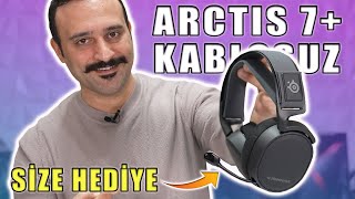 HEDİYELİ! Kablosuz 7.1 SteelSeries Arctis 7+ Oyuncu Kulaklığı