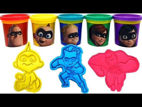 Play-Doh Mr. Incredible, Elastigirl, Violet, Dash, Jack-Jack, and Parr are the surprise toys.