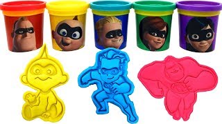 Play-Doh Mr. Incredible, Elastigirl, Violet, Dash, Jack-Jack, and Parr are the surprise toys.