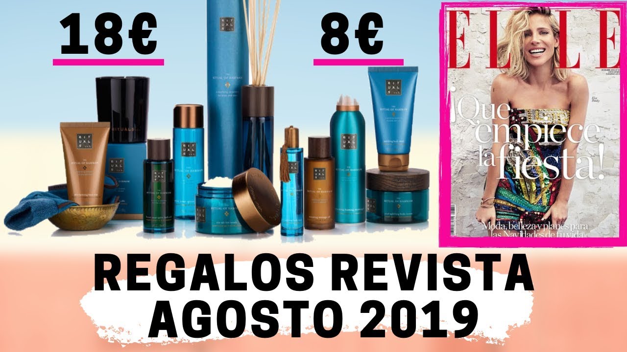 beautycon REGALOS REVISTA AGOSTO 2019 VALORADOS EN 8€ Y 18€